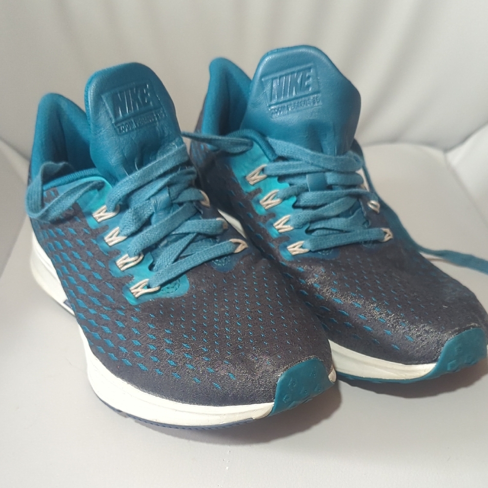 Nike Turquoise and Charcoal Sneakers